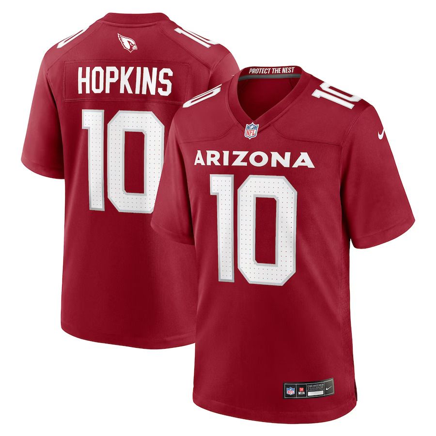 Men Arizona Cardinals #10 DeAndre Hopkins Nike Cardinal Game Player NFL Jersey